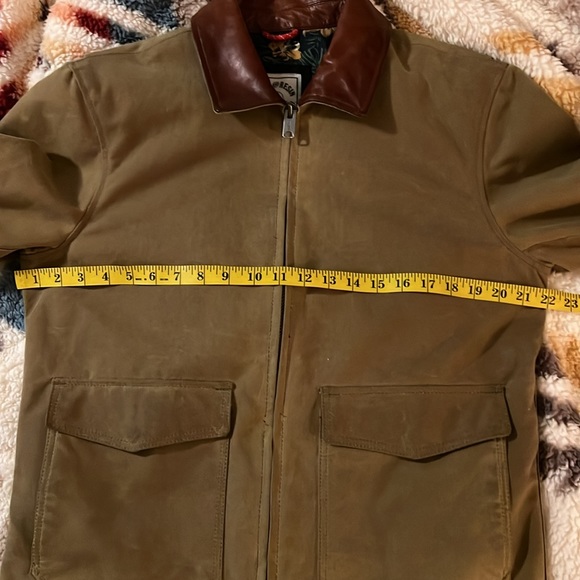 Iron & Resin Military Field Jacket - Brown and Tan - Picture 8 of 9